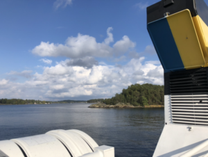 Boat in the Stockholm archipelago