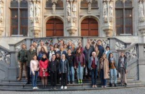 Group photo of the third Europaeum cohort in Leuven